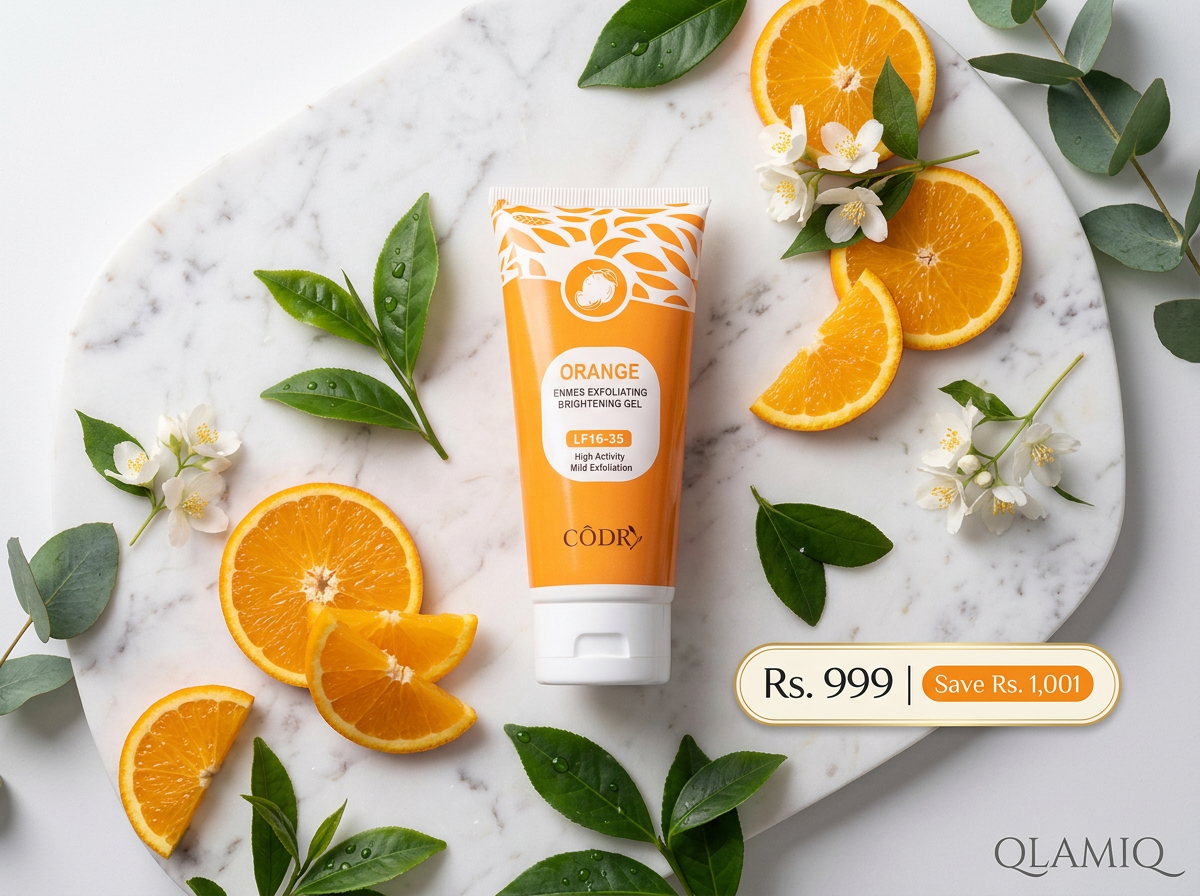 BUNDLE CODRA Orange Enzymes Exfoliating Brightening Gel LF16-35 | Natural Face Scrub |