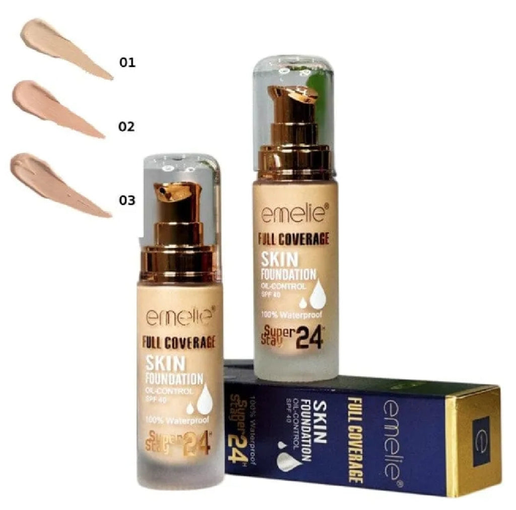 Emelie Full Coverage Skin Foundation Oil Control