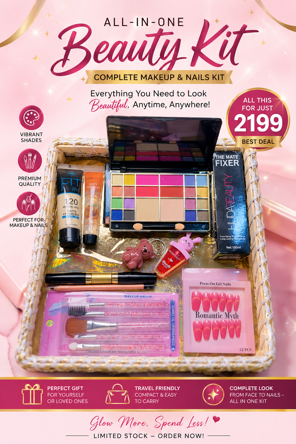 All in One Makeup Bundle (10 Products)