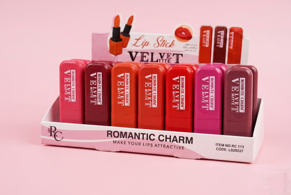 Bundle of 3 Velvet Romantic Charm Lipstick